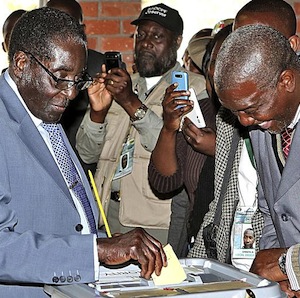 Mugabe Voting